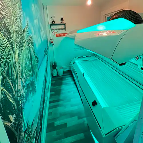 Tangoed Tanning Salon - lay down sunbed