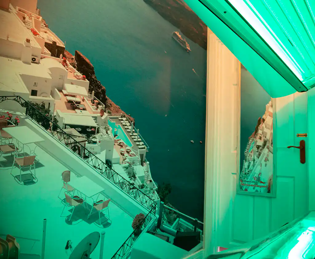 Tangoed sunbed shop Slough Santorini